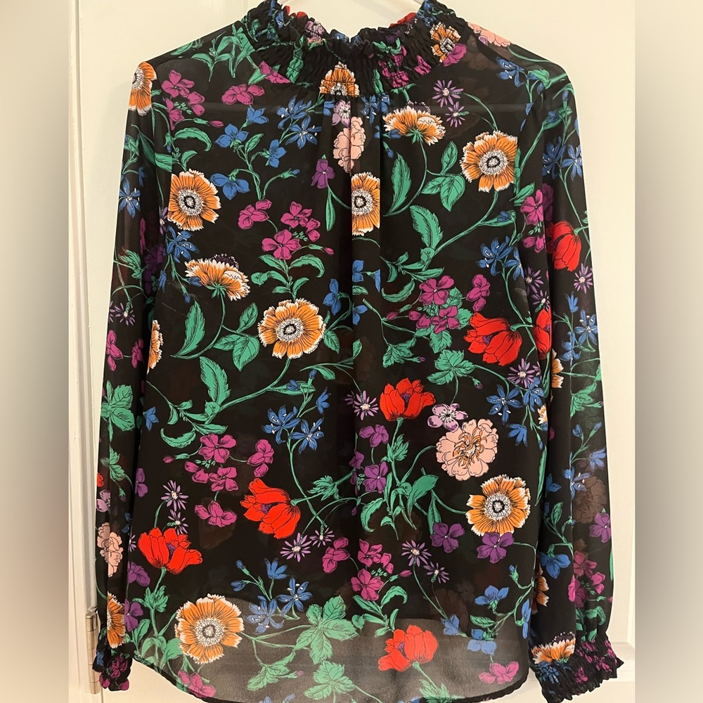 New Look Floral Blouse with Frill Detail